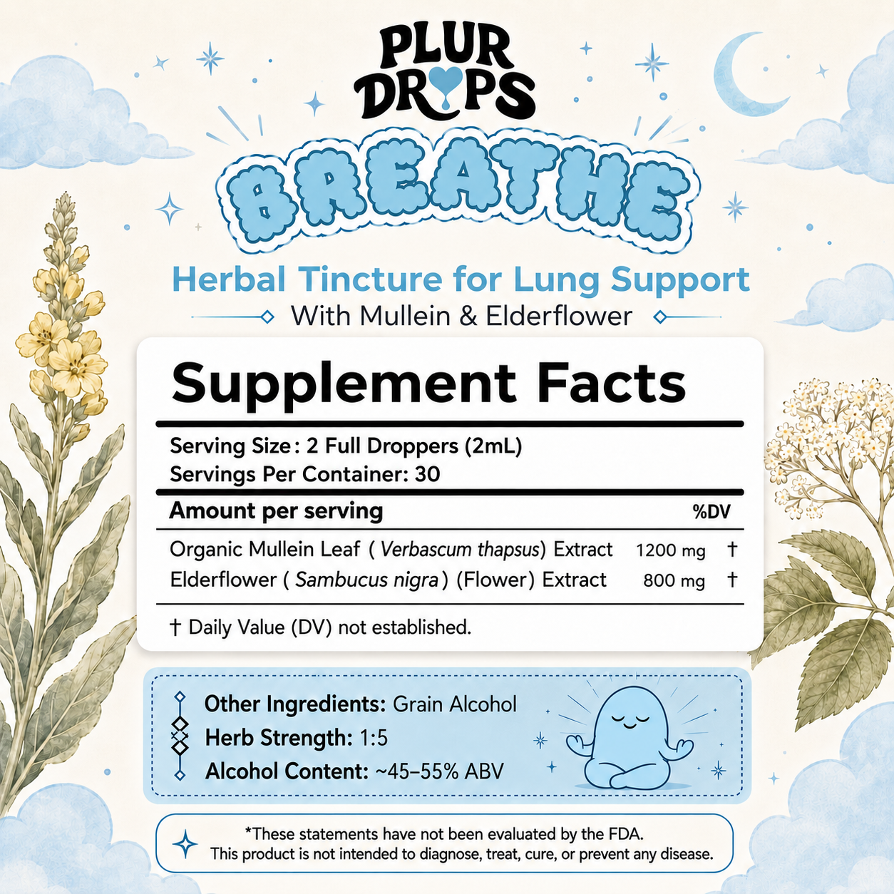 BREATHE — Herbal Tincture For Lung Support